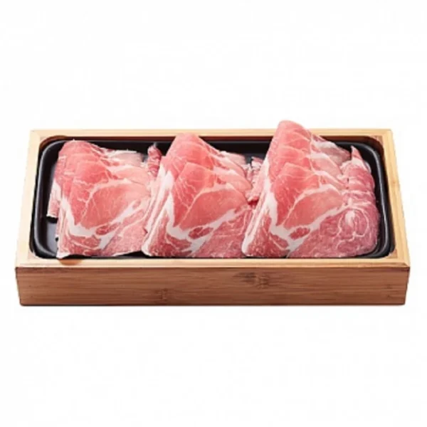 冷凍台灣正黑豬-梅花肉片150g